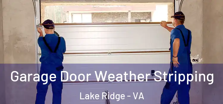  Garage Door Weather Stripping Lake Ridge - VA